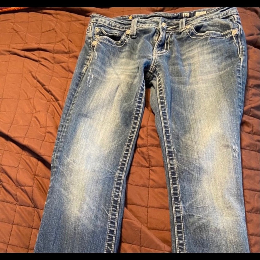Miss Me Buckle Jeans in boot style size 30